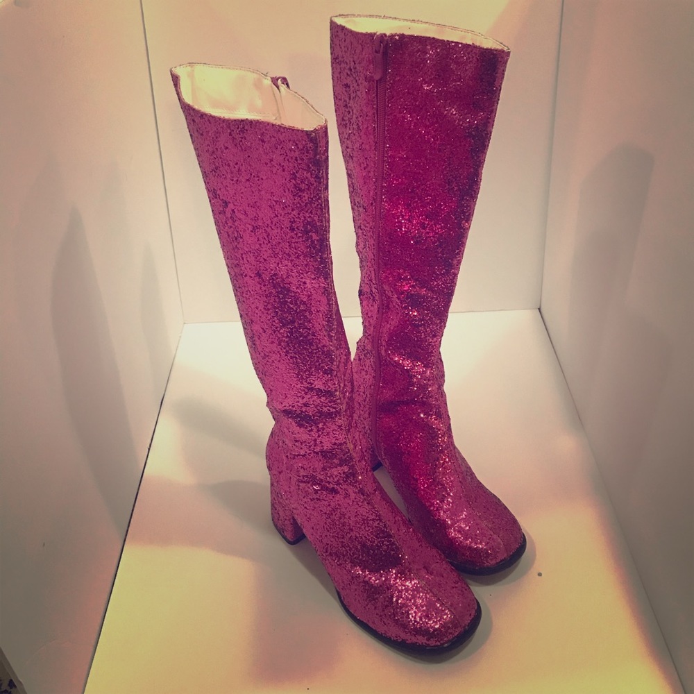 Glitter Gogo boots